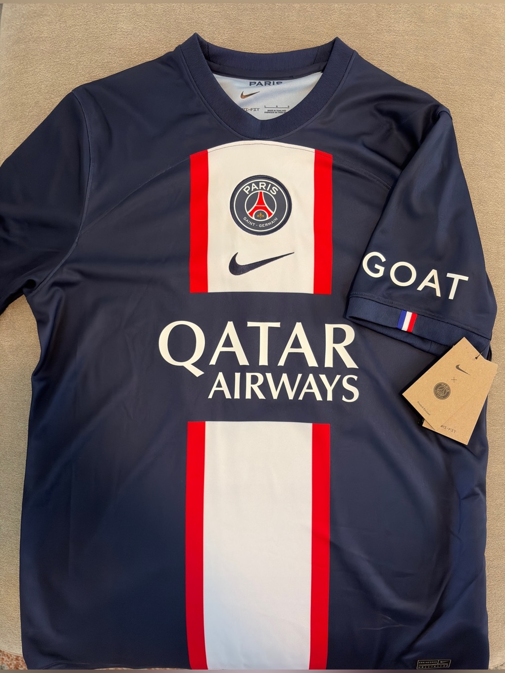 NWT 2022/23 PSG Home Jersey #30 Messi Large L Nike Paris Saint Germain FC Club